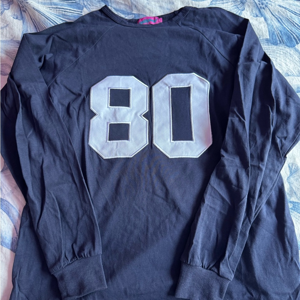 Edikted Dark Shirt with Pink Label